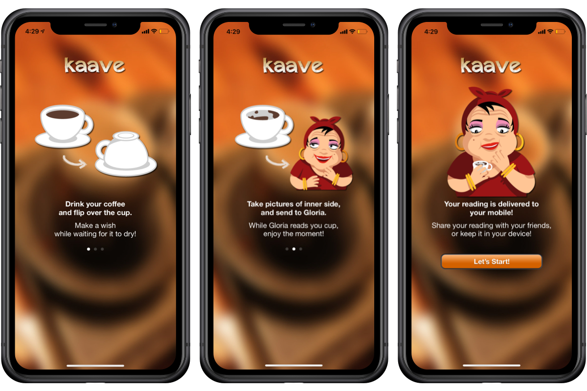 Kaave App Screens